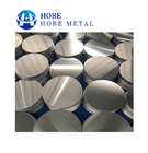 Silver 1070 80mm Aluminium Disc Circles Round Untuk Peralatan Masak Selesai Halus